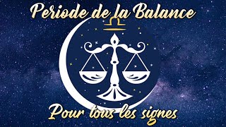 Tirage  Période de la Balance pour tous les signes [upl. by Atirahs]