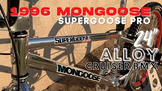 1996 Midschool Mongoose Supergoose Pro 24” Cruiser BMX Rebuild [upl. by Mozart475]