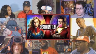 Captain Marvel VS Shazam Death Battle Reaction Mashup [upl. by Annamarie]