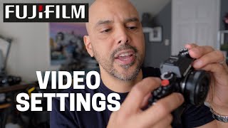 Best Fujifilm video settings for NONvideographers [upl. by Elvera]