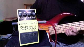 Boss ODB3 Bass Overdrive demo [upl. by Stacia]