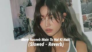 Mere Naseeb Mein Tu Hai Ki Nahi  Slowed Reverb [upl. by Katti]