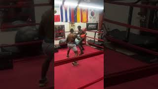 GETTING UFC BUCKLEY READY FOR MCGEGGOR🥊💥 youtube boxingpractice mma shorts [upl. by Kciderf]