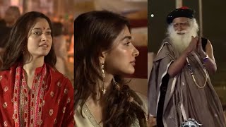 Tamannaah and Pooja Hegde Visuals  MahaShivRatri2024  Isha Yoga Center  Sadhguru [upl. by Arondel]