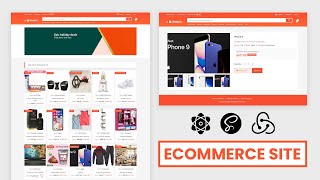 Ecommerce Website Application With Dummy JSON API  Learn React JS Sass amp Redux Toolkit [upl. by Heim]