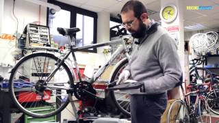 Installazione kit elettrico di GreenGo Bike [upl. by Eilrahc]