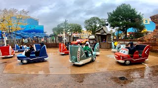 🎡 4k Cars Quattre Roues Rallye POV Disneyland Paris [upl. by Hazeefah]