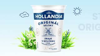 HOLLANDIA Originál Selský jogurt  O kelímek hezčí [upl. by Arba]