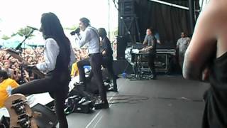 Motionless In White  quotImmaculate Misconceptionquot  Warped Tour 2012 Houston [upl. by Nyleahs]