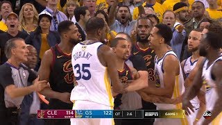 Tristan Thompson amp Draymond Green Scuffle  Game 1  Cavaliers vs Warriors  2018 NBA Finals [upl. by Morgana373]