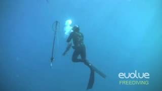 Footage of 2 spearfishing blackouts while freediving [upl. by Ititrefen]