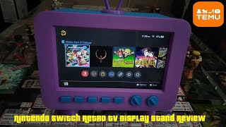 Nintendo Switch Retro TV Display Stand Review  Temu [upl. by Pruter]