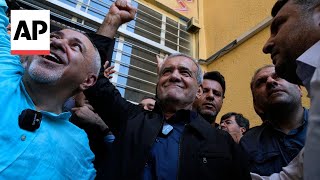 Reformist Pezeshkian wins Irans presidential runoff election besting Jalili  AP explains [upl. by Nonna]