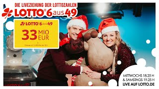 Ziehung der Lottozahlen vom 16122023 [upl. by Perot]