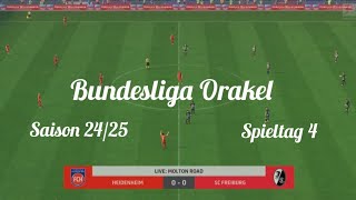 Heidenheim gg Sc Freiburg  Bundesliga Orakel 2425 [upl. by Shaine967]