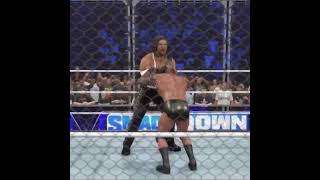 WWE 2K24 DIESEL JACKKNIFE POWERBOMB TO RANDY ORTON IN A STEEL CAGE MATCH [upl. by Beker]