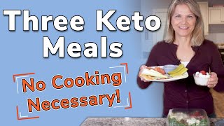 Keto Without Cooking  A Full Day of Eating Keto [upl. by Dogs]