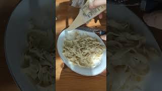 Fettuccine🍝 makarna youtubeshorts food [upl. by Ymme]