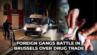 Foreign Gangs Battle in Brussels Over Drug Trade [upl. by Addison]