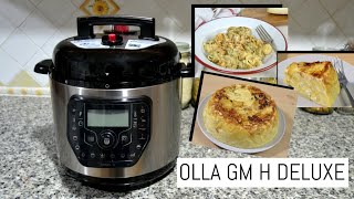 ¡Nueva OLLA GM H DELUXE Cocinamos dos recetas con ella [upl. by Ax993]