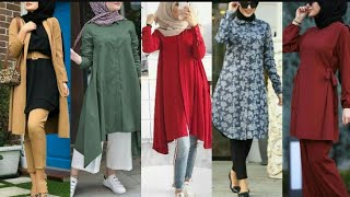 40 latest modern muslim tops designs trending muslimfashion topsdesign hijabstyle2023 [upl. by Yehus254]