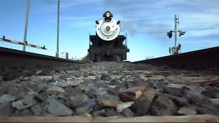 Strasburg Railroad Steam Train Runs Over My Camera Twice [upl. by Broida651]