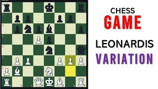 Chess Game  Leonardis Variation [upl. by Ludwig88]