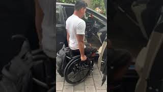 PARAPLEGIC CAR TRANSFER VERSI BALI INDONESIA [upl. by Ajnat]