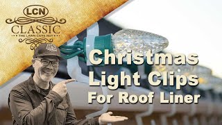 Christmas Light Clips For Roof Line Shingle and Gutter [upl. by Atilef]