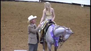 Freestyle Reining Isabell Silverstolpe  Rose Colored Gunner [upl. by Pawsner]