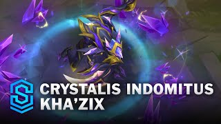 Crystalis Indomitus KhaZix Skin Spotlight  PreRelease  PBE Preview  League of Legends [upl. by Lema]