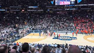 UConn Huskies UCONN Chant  2024 NCAA Tournament vs Illinois  TD Garden Boston [upl. by Aihsemaj]