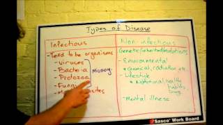 Stage 5 Health and Disease Infectious vs NonInfectious disease [upl. by Elrahc]