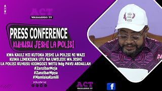 officialactwazalendotv KWA KAULI HII DHIDI YA KIONGOZI WETU Ndg PAVU ABDALLAH HALIKUWA SAHIHI [upl. by Corel]