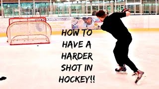 TIPS FOR HARDER WRIST amp SNAP SHOTS IN HOCKEY [upl. by Joe807]