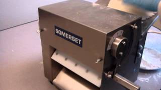 The Somerset CDR100 Dough Sheeter Operation Demo [upl. by Lauri304]