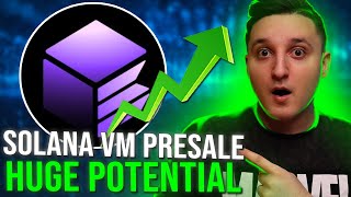 SOLANA VM PRESALE LAUNCH  MASSIVE POTENTIAL  NEXT BIG CRYPTO [upl. by Liddie104]