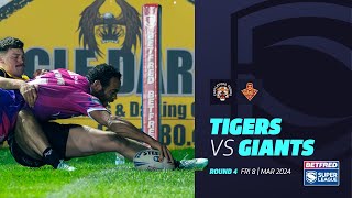 Highlights  Castleford Tigers v Huddersfield Giants  2024 Betfred Super League Round 4 [upl. by Xenophon]