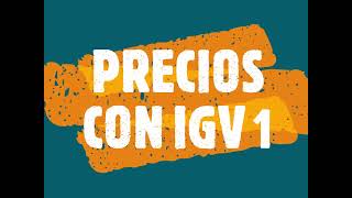 APLICACIONES COMERCIALES PRECIO DE VENTA CON IGV [upl. by Donnelly]