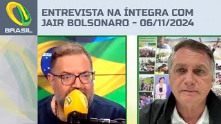 Entrevista na íntegra com Jair Bolsonaro  06112024 [upl. by Mccall126]