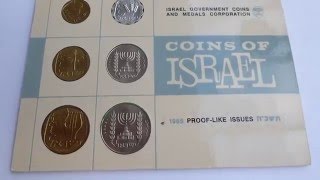 1965 Israel  Proof  like Issue  Coins of Israel [upl. by Drallim49]