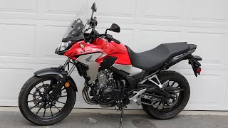 2020 Honda CB500X Review  MC Commute [upl. by Ahsitahs510]