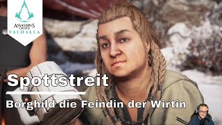 Assassins Creed Valhalla Spottstreit  Borghild die Feindin der Wirtin 306 [upl. by Briant966]