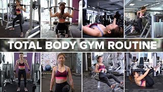 Total Body Strength Training Gym Routine  Joanna Soh [upl. by Bodwell]