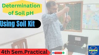 মাটির pH পরীক্ষা Determination of Soil pH Using soil Kit4th Sem practicalStep of soil pH test [upl. by Auehsoj644]