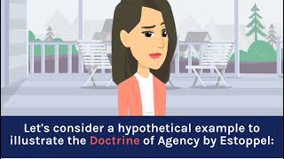 Doctrine of agency by Estoppel Explained [upl. by Thaxter]