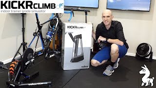 Wahoo KICKR CLIMB Gradient Simulator Unboxing Install Ride Review [upl. by Aztiram]