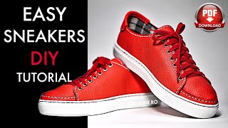 Anyone can Make Sneakers  Patterns for ALL Sizes Available [upl. by Gnouv879]