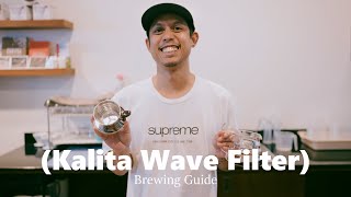 Kalita Wave 155 Filter Brewing Guide  Samadool Coffee [upl. by Pahl816]