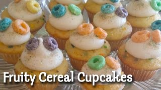 Fruity Cereal Cupcakes [upl. by Darnok]